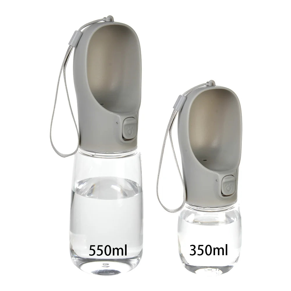 350ml 550ml Portable Water Bottle for Dog Cat Drinking Cup with Lanyard Leakproof Puppy Kitten Water Feeder Outdoor Pet Supplies