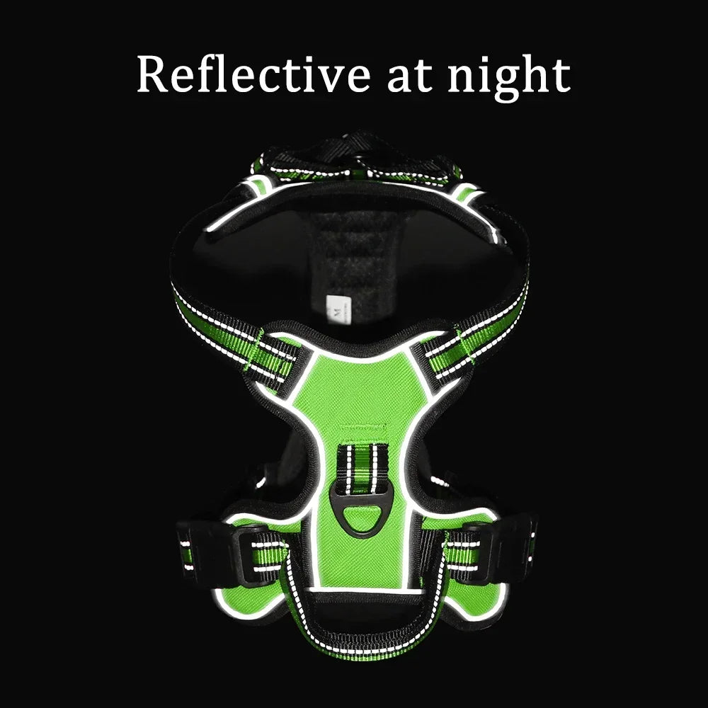 Arnés Reflectante Ajustable Ultra‑Cómodo para Perros y Gatos
